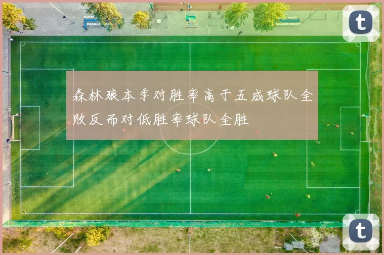 森林狼本季对胜率高于五成球队全败反而对低胜率球队全胜